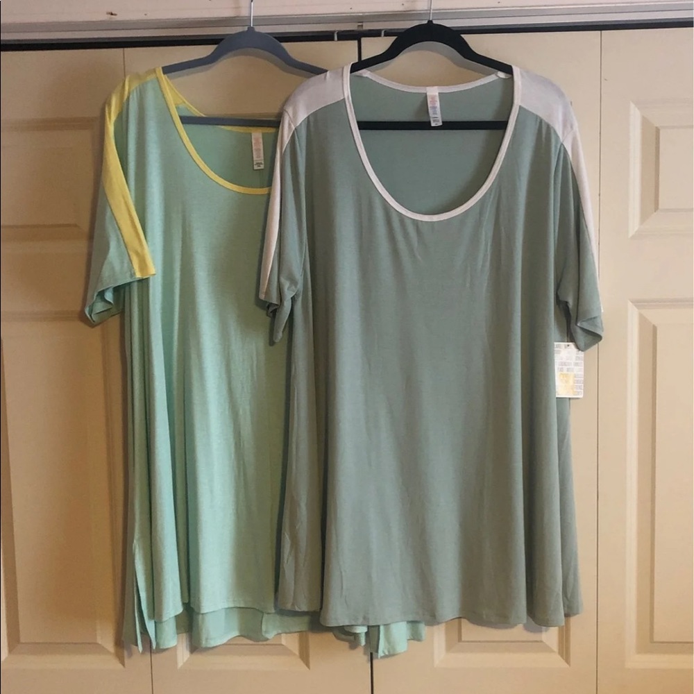 Lot of 2 NWT Lularoe Perfect T 3xl